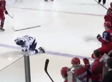 Faizutdinovas po smūgio