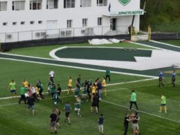 Bulgarijos moterų futbole - aršios muštynės