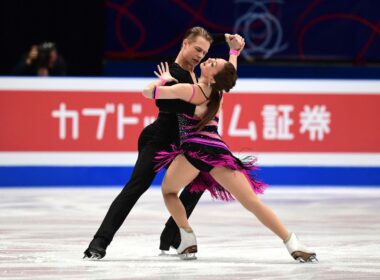 A. Reed ir S. Ambrulevičius ant ledo