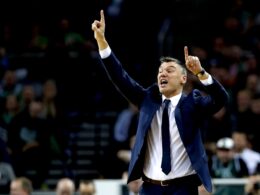 Sarunas Jasikevicius su "Barcelonos ekipa tapo Ispanijos lygos čempionais