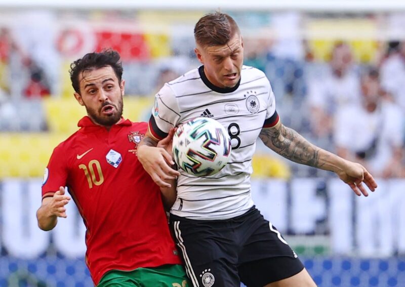 Vokiečiai sensacingai įveikė portugalus