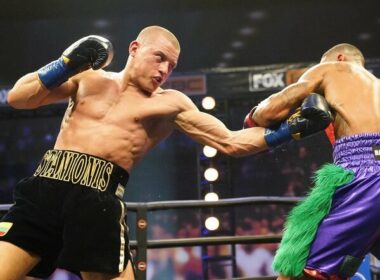 E.Stanionis kovos prieš buvusį WBA čempioną