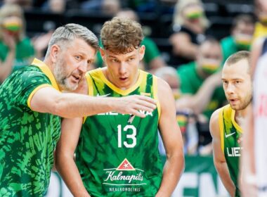 Istorinių rungtynių prieš Slovėnijos ekipą belaukiant