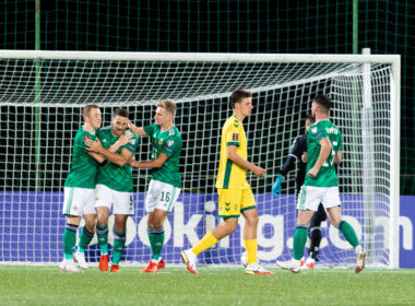 Šiaurės airių triumfo akimirka