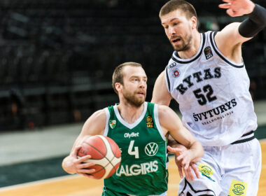 Akimirka iš „Žalgirio" ir „Ryto" dvikovos praėjusiame sezone