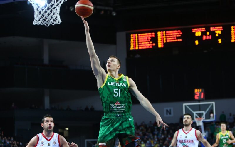 Akimirka iš mačo Klaipėdoje su Bulgarija