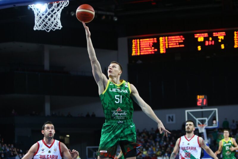 Akimirka iš mačo Klaipėdoje su Bulgarija