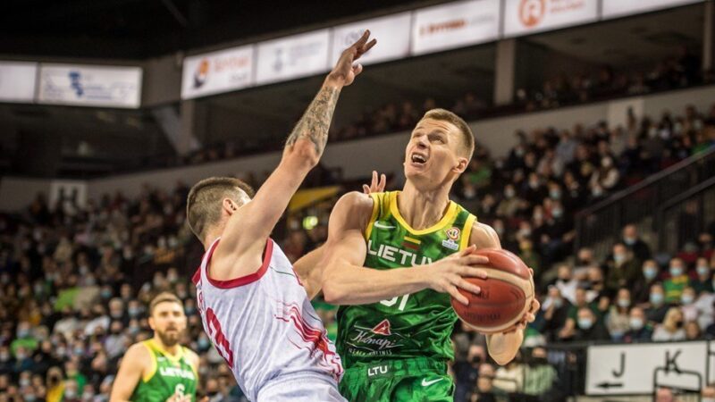 Daug nervų kainavusiame mūšyje Lietuva įveikė Čekijos rinktinę