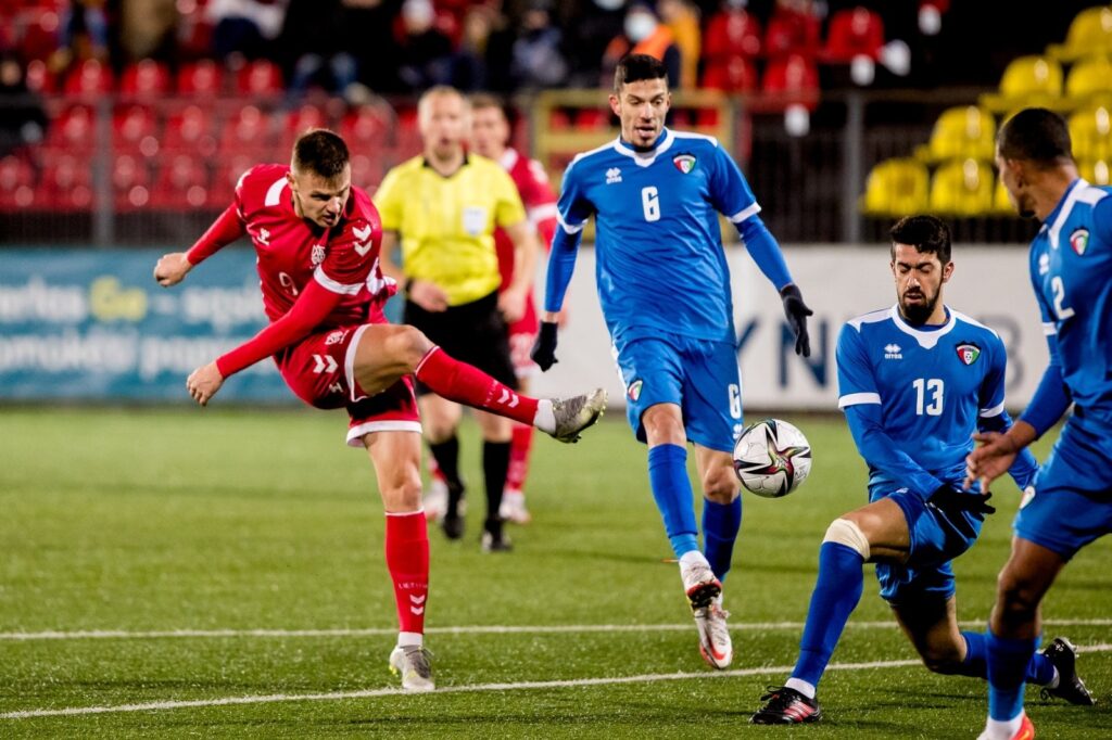 Pragariški Lietuvos futbolo metai baigėsi lygiosiomis su Kuveitu