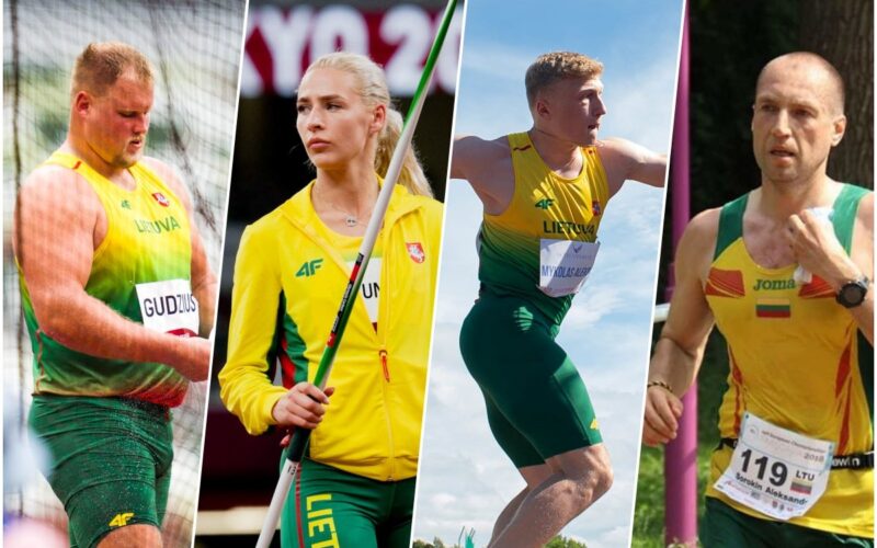 Geriausi 2021 metų Lietuvos lengvaatlečiai