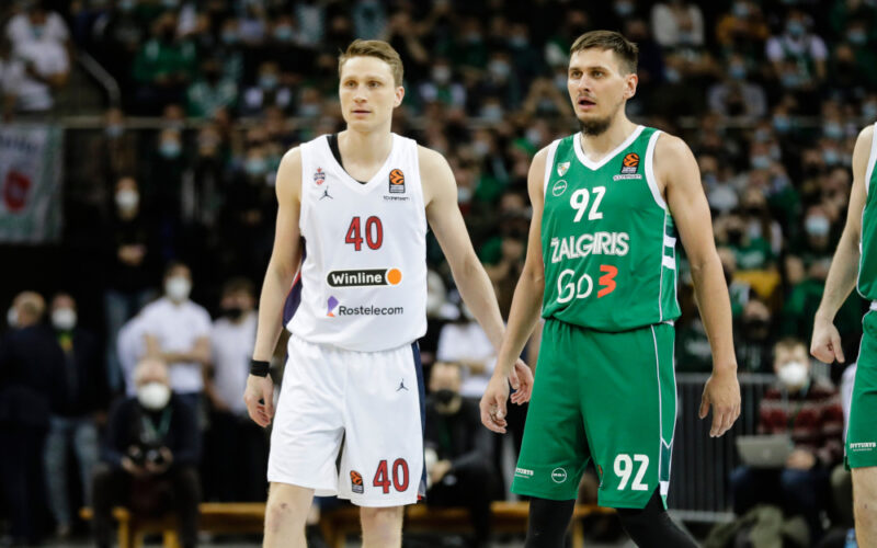 Rungtynių su CSKA akimirka